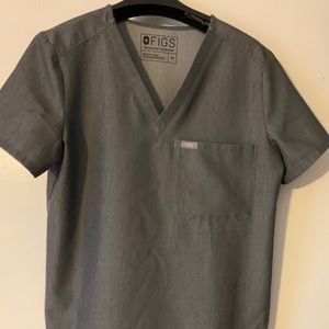 Figs Catarina Graphite Scrub Top - women’s XS